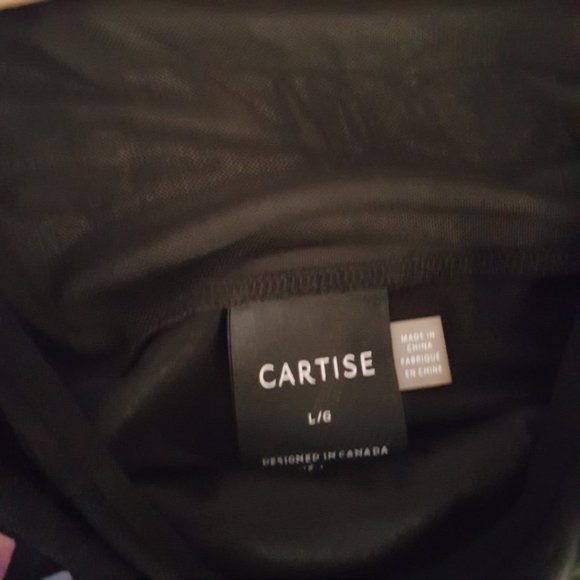 CARTISE Black Sequin Sleeveless Top NWT, Sz L - Picture 7 of 9